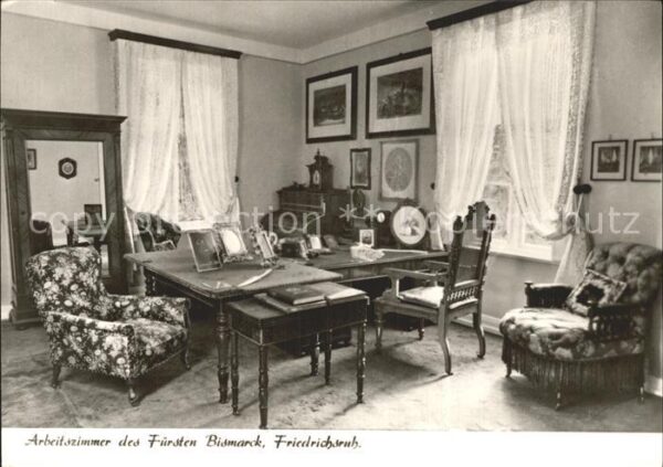 Friedrichsruh Aumuehle Arbeitszimmer Fürsten Bismarck