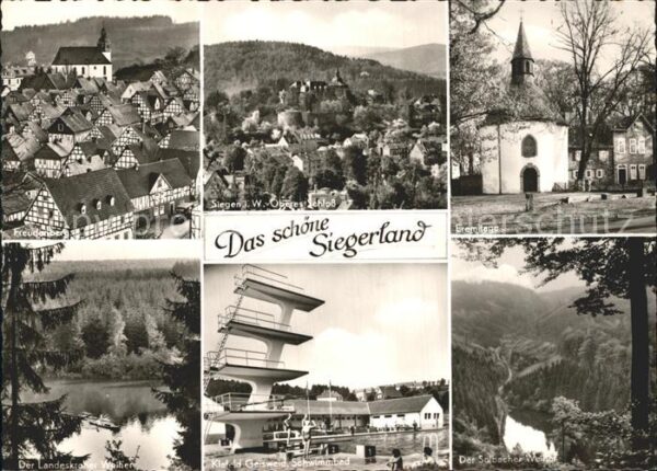 Siegen Westfalen Schloss Eremitage Salbacher Weiher Freu