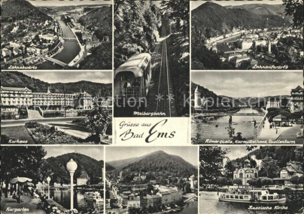 Bad Ems Malbergbahn Russische Kirche Römerquell