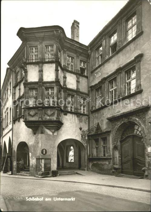 Goerlitz Sachsen Schönhof Untermarkt