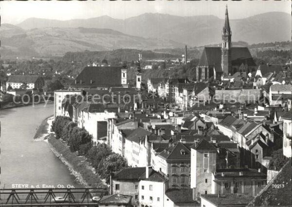 Steyr Enns Oberoesterreich Ortsansicht