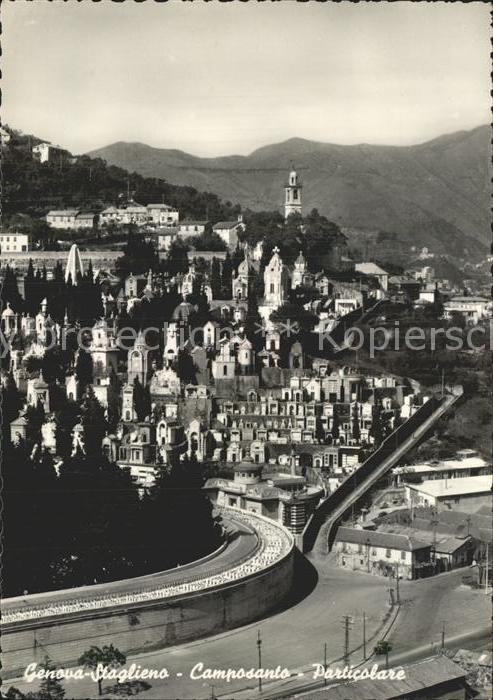 Genova Genua Liguria Stagliena Camposanto