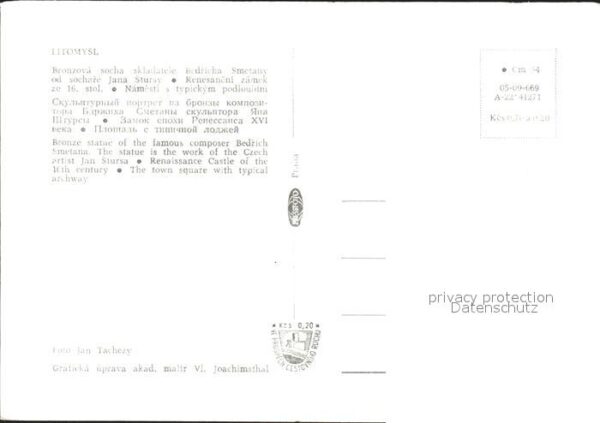 Litomysl Bedrich Smetana Schloss – Bild 2