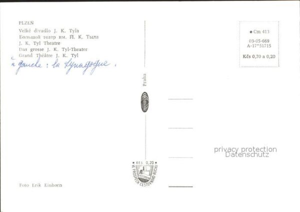 Plzen Pilsen Grand Theatre J. K. Tyl – Bild 2