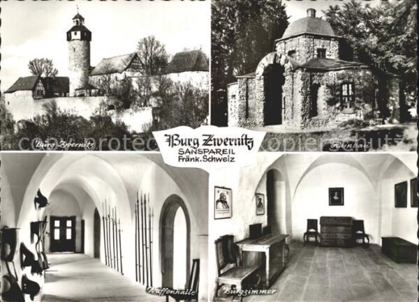 Sanspareil Burg Zwernitz Burgzimmer Waffenhalle