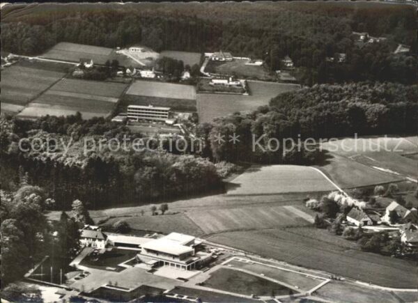 Iburg Bad Fliegeraufnahme Mütterkurheim Haus St.