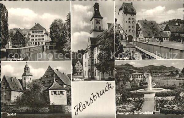 Hersbruck Rosengarten Strudelbad Wassertor Rathau
