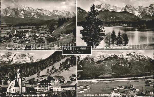 Wallgau Wetterstein Zugspitzmassiv Karwendel Sc