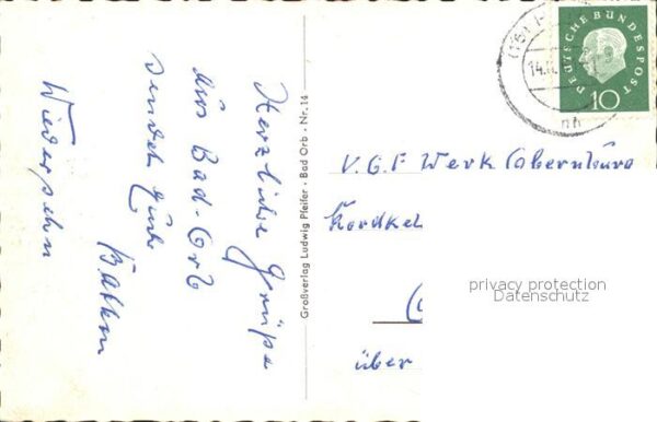 Bad Orb Gradierwerk Kurparkweiher Sanatorium Pf – Bild 2