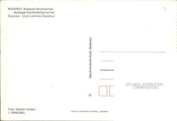 Budapest Sporthalle – Bild 2