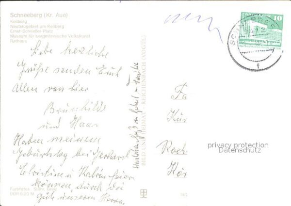 Schneeberg Erzgebirge Keilberg Neubaugebiet Ernst Schneller P – Bild 2