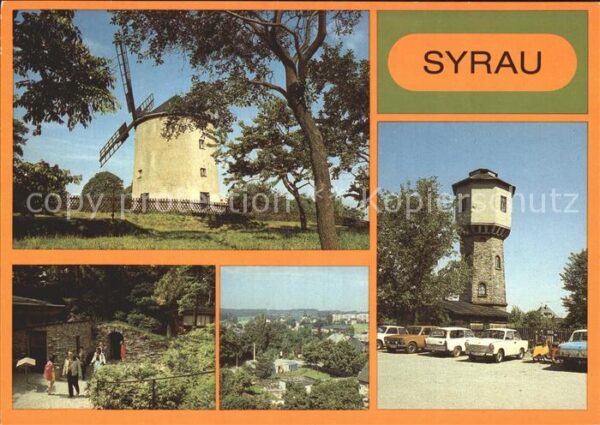 Syrau Vogtland Windmühle Drachenhöhle Wasserturm Teila