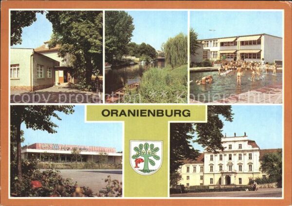 Oranienburg Gaststätte Sonnenburg Partie an der Hav
