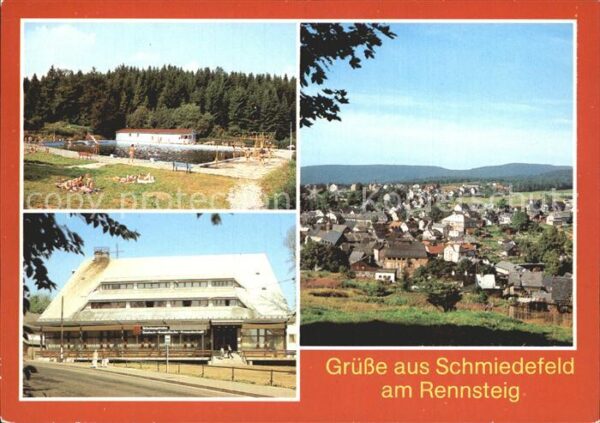 Schmiedefeld Rennsteig Waldbad Crux Erholungsheim Deutsch- Sow