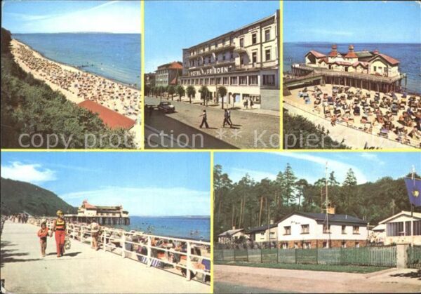 Sellin Ruegen Strand Reisebüro Seebrücke Promenade Os