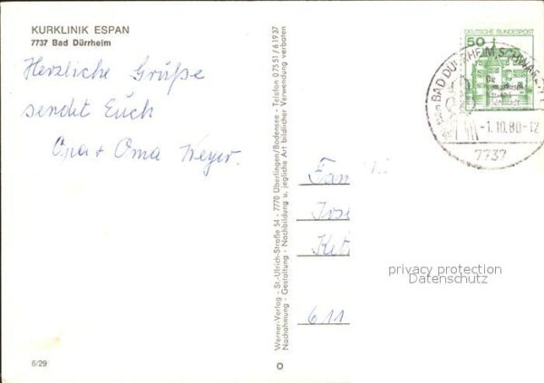 Bad Duerrheim Kurklinik Espan – Bild 2