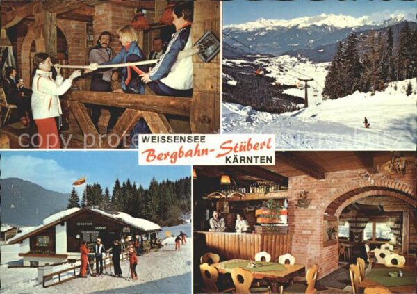Weissensee Kaernten Bergbahn Stüberl