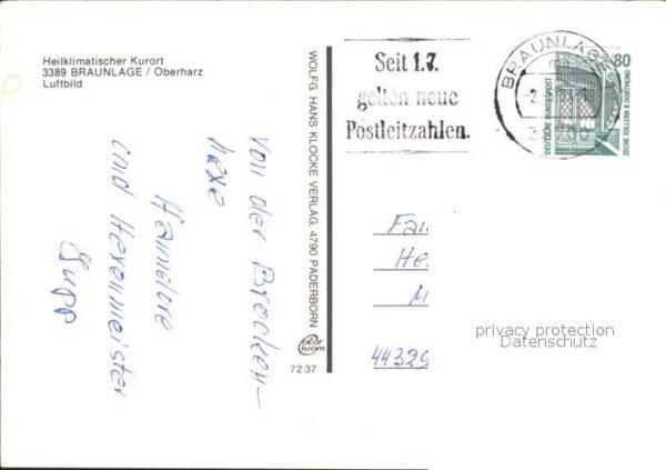 Braunlage Fliegeraufnahme – Bild 2