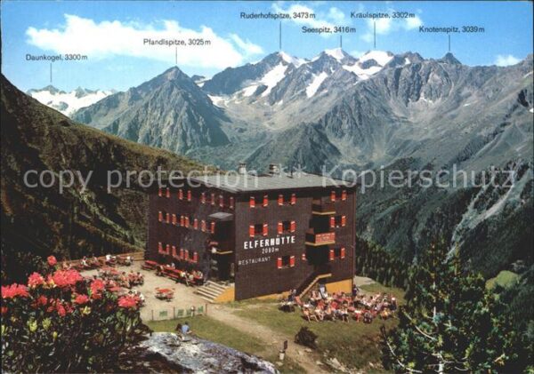 Neustift Stubaital Tirol Bergrestaurant Elferhütte
