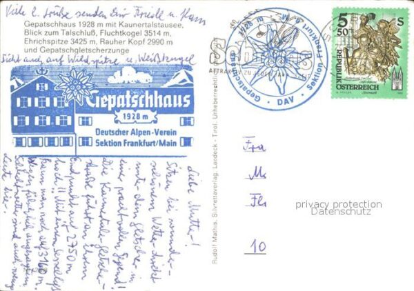 Gepatschhaus Talschluss Fluchtkogel Ehrichspitze – Bild 2