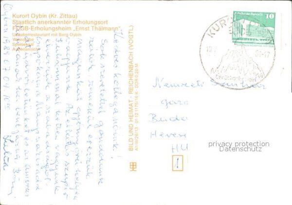 Oybin Erholungsheim Ernst Thälmann Weinstube – Bild 2
