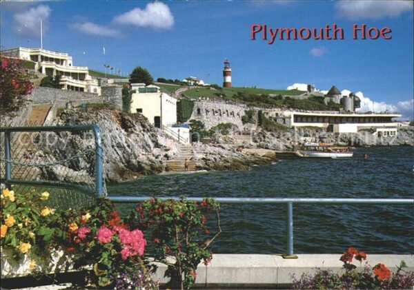 Plymouth  UK South West Plymouth Hoe Leuchtturm