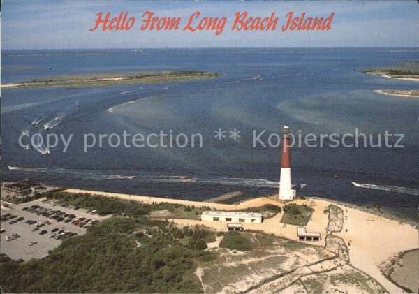 Long Beach Long Island Leuchtturm Fliegeraufnahme