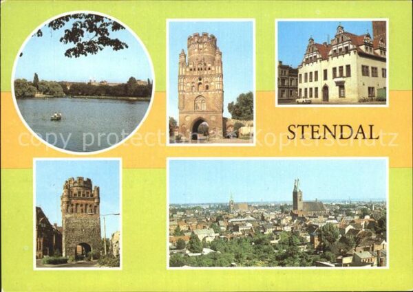 Stendal Uenglinger Tor Rathaus Tangermünder Tor