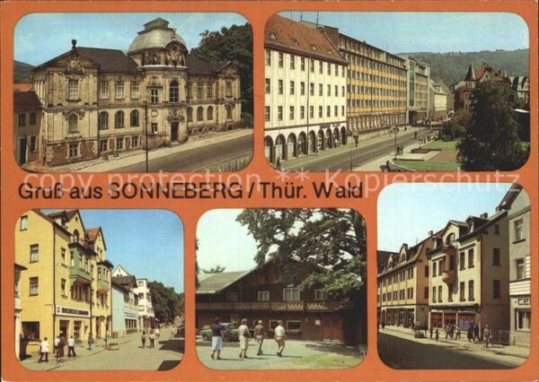 Sonneberg Thueringen Karl Marx Strasse Naherholungszentrum B