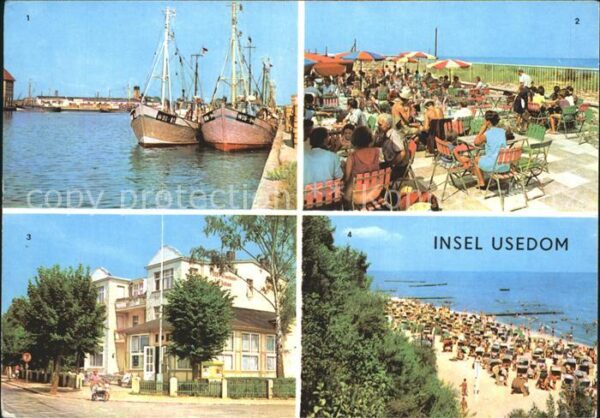 Usedom Hafen Karlshagen Kölpinsee Erholungshei
