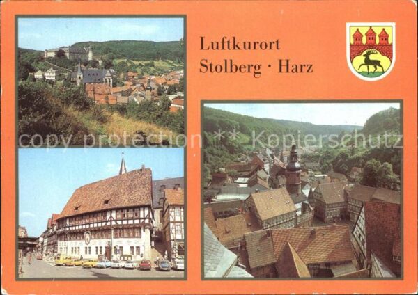 Stolberg Harz Erholungsheim Comenius Blick zum Saiger