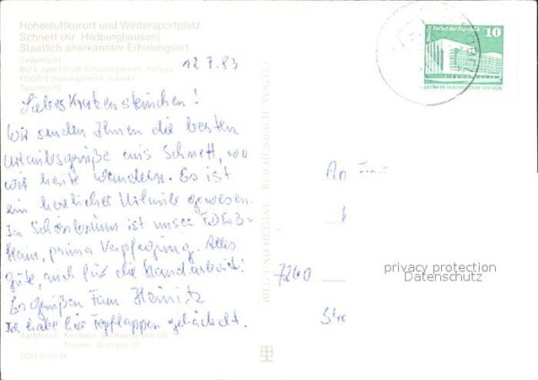 Schnett Teilansicht Erholungsheim Kaluga – Bild 2