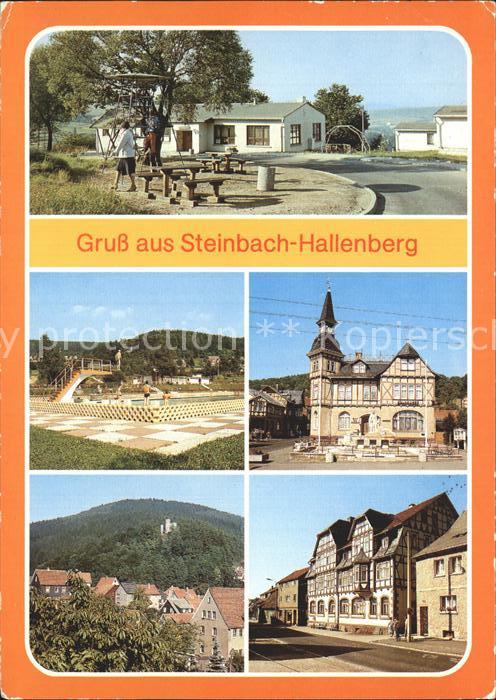 Steinbach-Hallenberg Bergbaude Freibad Rat der Stadt Ruine H