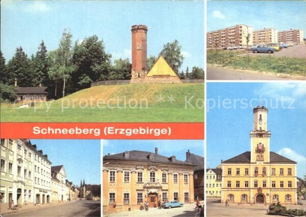 Schneeberg Erzgebirge Keilberg Neubaugebiet Ernst Schneller P