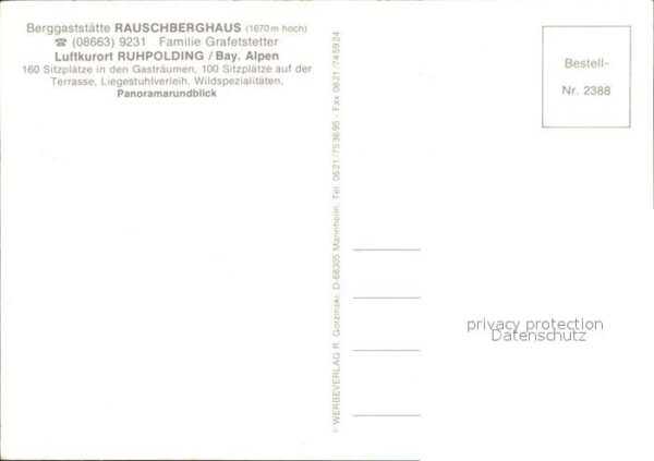 Ruhpolding Berggaststätte Rauschenberghaus – Bild 2