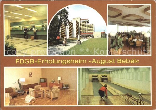 Friedrichroda Erholungsheim August Bebel Empfangshall