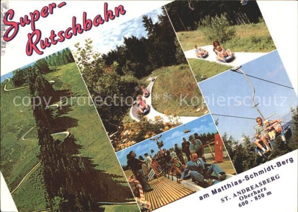 St Andreasberg Harz Super Rutschbahn am Matthias Schmidt Be