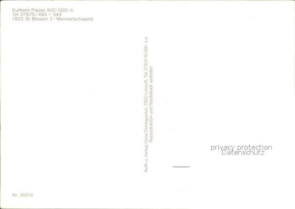 Menzenschwand Kurheim Pieper – Bild 2