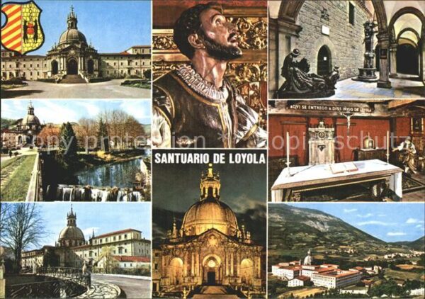 Loyola Fachada principal Rio Urola y Santuario