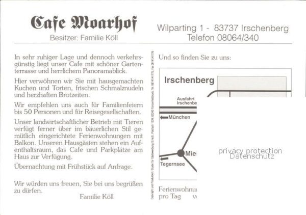 Irschenberg Cafe Moarhof – Bild 2