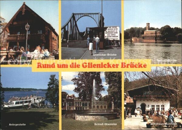 Glienick Glienicker Brücke Schloss Glienicke Anl