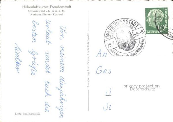 Freudenstadt Kurhaus Kleiner Kursaal – Bild 2