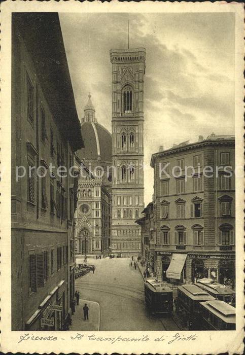 Firenze Florenz Il Campanilo di Giotto