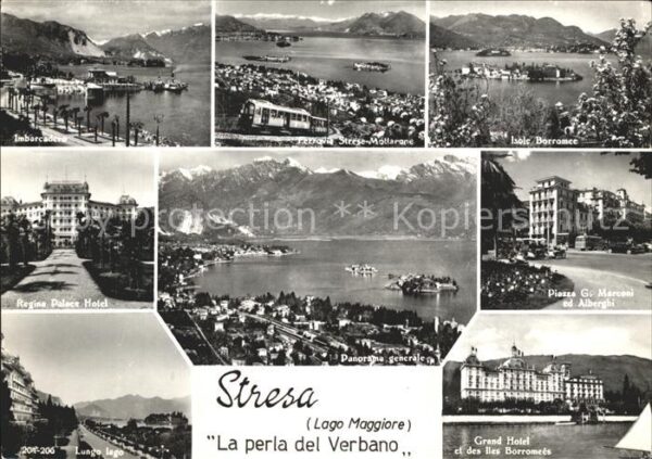 Stresa Lago Maggiore Grand Hotel Iles Borromees Regina Palac