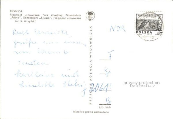 Krynica Gorska Fragment uzdrowiska Park Zdrojowy Sanat – Bild 2