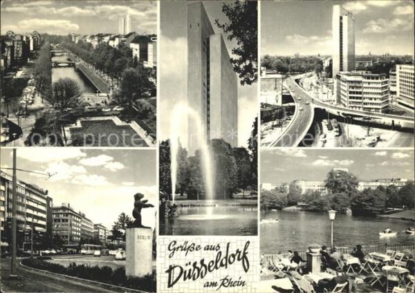 Duesseldorf Königsallee Hofgarten Hochstrasse Berli