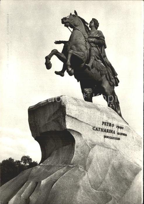 Leningrad St Petersburg Denkmal Petro