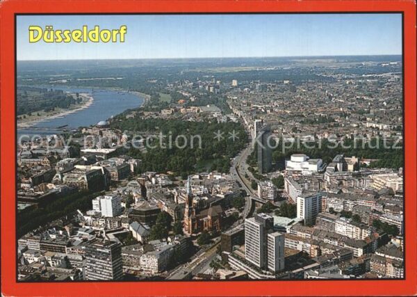 Duesseldorf Fliegeraufnahme