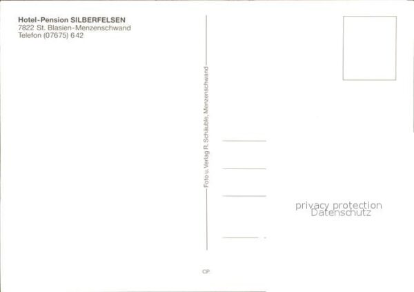 Menzenschwand Hotel Pension Silberfelsen – Bild 2