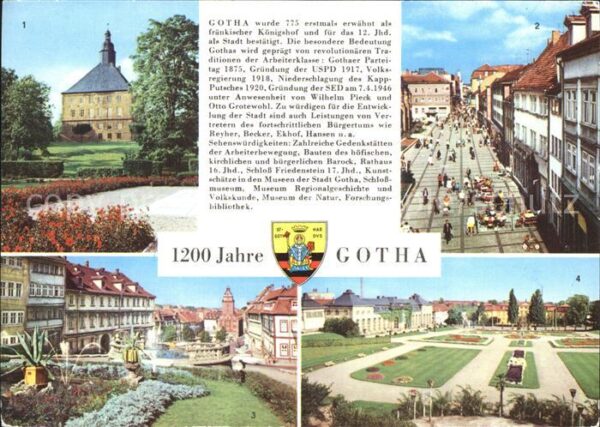 Gotha Thueringen Schloss Friedenstein Neumarkt Erfurter